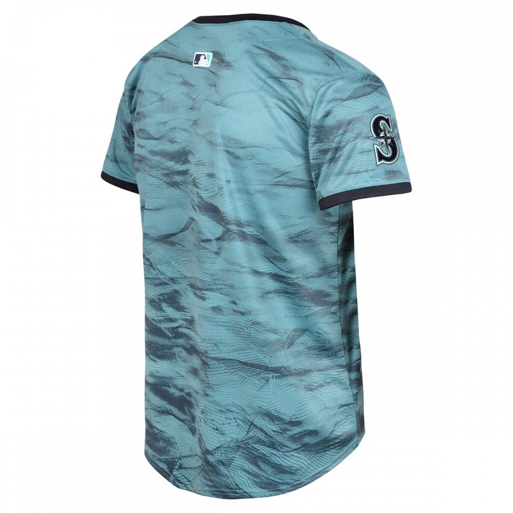 American League Seattle Mariners Youth 2023 MLB All-Star Game Limited Jersey - Teal-Pro Kit Vault | Brand New 26/27 Sports Jerseys